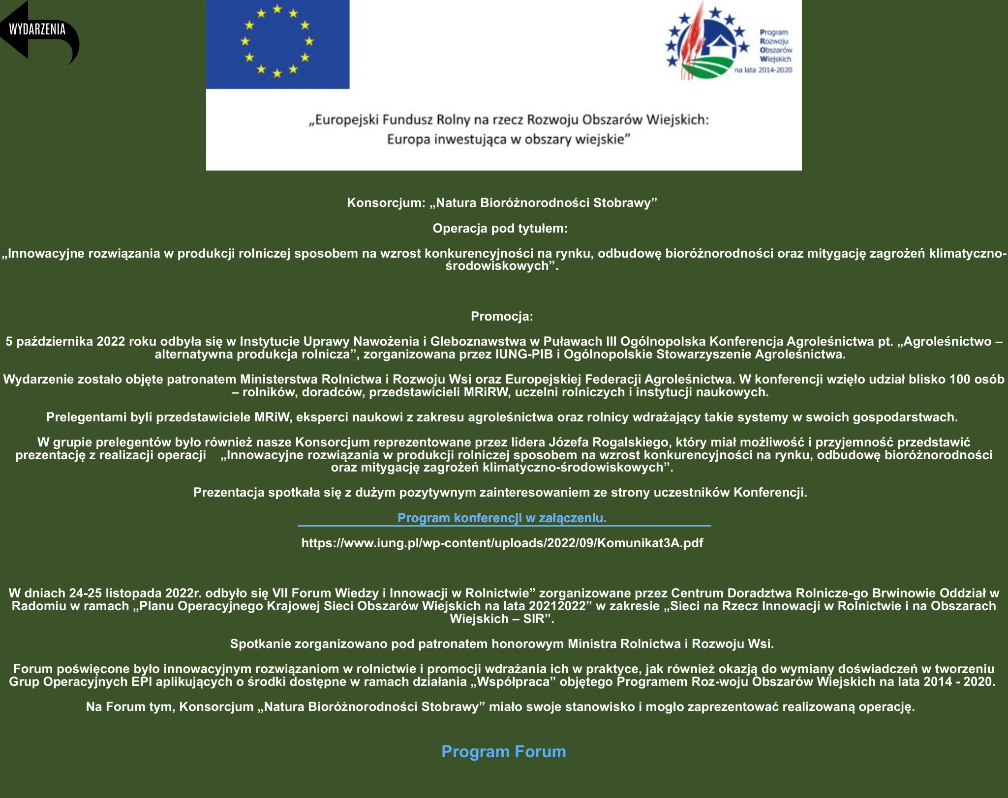 Bioróżnorodność Stobrawy